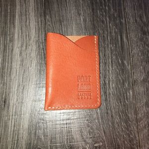 Portland Leather Minimalist Card Holder NWT